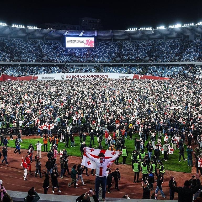A Milli Takımın son rakibi belli oldu Gürcistan, Yunanistanı penaltılarla eledi