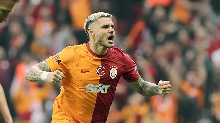 Galatasarayda Mauro Icardi tarihe geçti Bir ilke imza attı
