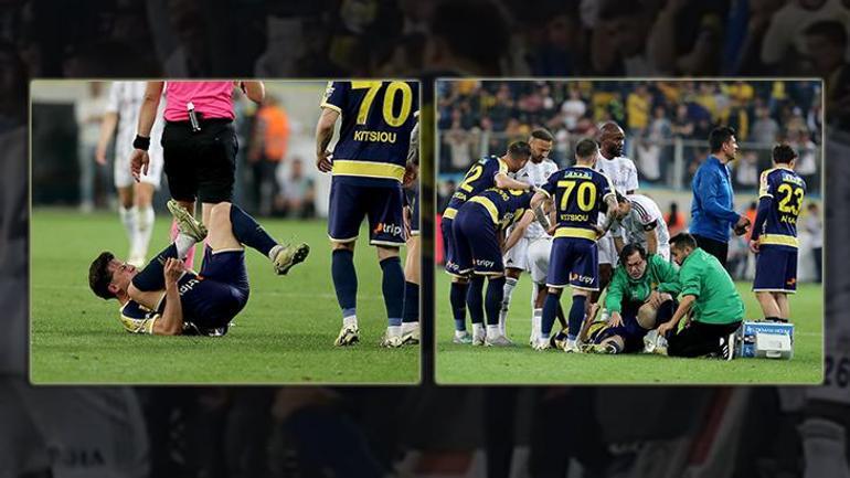 Ankaragücü-Beşiktaş maçında yürekler ağza geldi Olimpiu Morutan sedyeyle oyunu terk etti