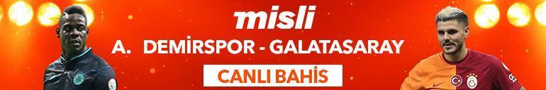 Adana Demirspor - Galatasaray maçı canlı bahis heyecanı Mislide