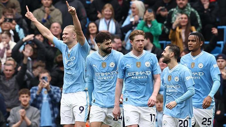 Çılgın çocuk Erling Haaland Manchester City 5 golle kazandı