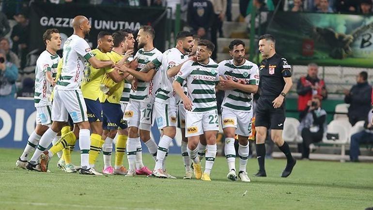 Konyaspor - Fenerbahçe maçına damga vuran ofsayt pozisyonu Gol VARdan döndü