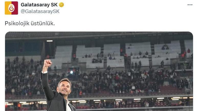 Galatasaraydan Fenerbahçeye gönderme Psikolojik üstünlük