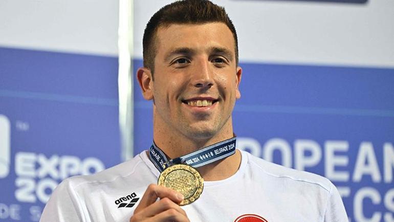 Milli yüzücü Emre Sakçı, Avrupa Şampiyonu