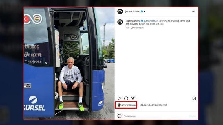 Alvaro Moratadan Fenerbahçelileri heyecanlandıran hareket Transferde sıcak gelişme...