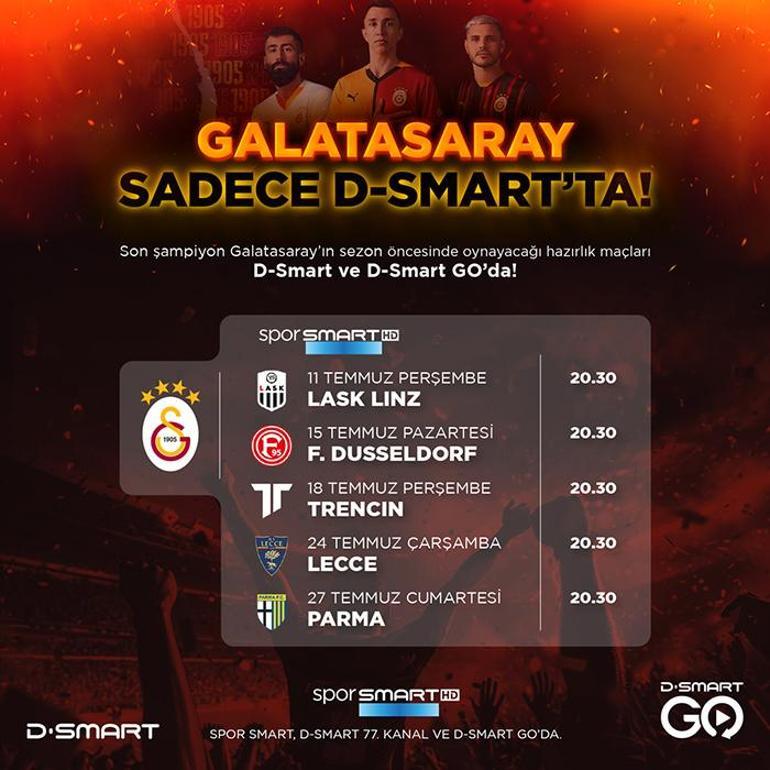 Gelenek bozulmadı Şampiyon Galatasaray D-Smart ile sahaya iniyor