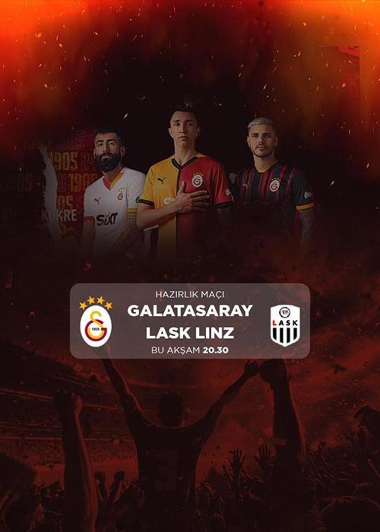 Aslan sahaya iniyor Galatasaray’ın ilk maçı için geri sayım başladı: Rakip LASK Lizn