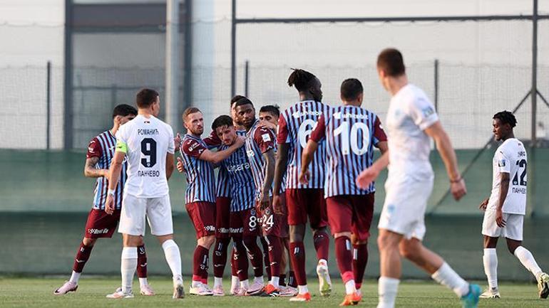 Trabzonspor, hazırlık maçında Zeleznicar Pancevoyu 3 golle geçti