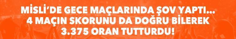 Misli’de gece maçlarında şov yaptı 4 maçın skorunu da doğru bilerek 3.375 oran tutturdu