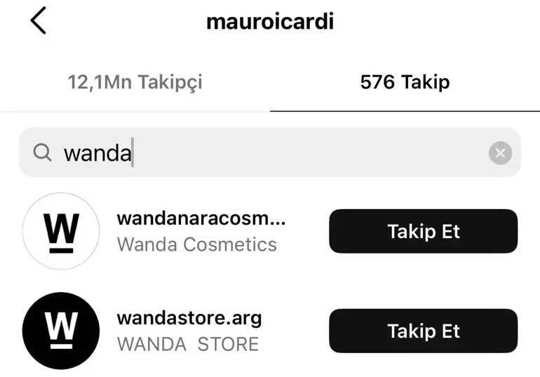 Icardi-Wanda Nara çiftinden üzen haber