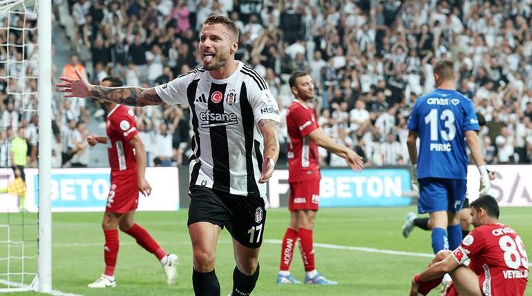 Beşiktaş - Antalyaspor maçında Immobile - Samudio düellosu