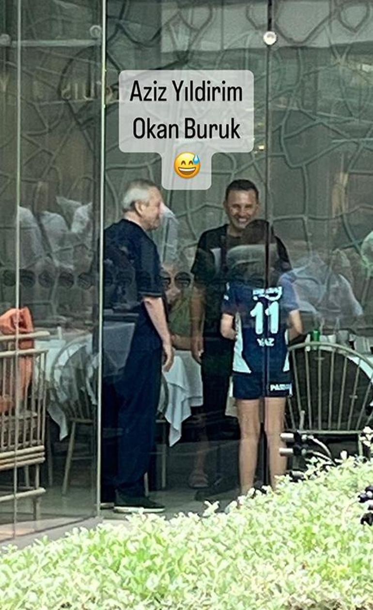 Okan Buruk ile birlikte fotoğrafıyla alakalı Aziz Yıldırım cephesinden açıklama