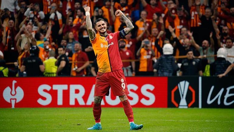 Galatasarayda galibiyet üçlüsü Mauro Icardiden