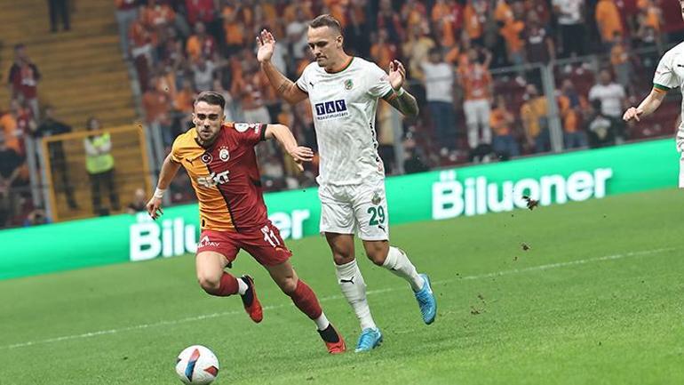 Galatasarayda Yunus Akgün fırtınası dinmiyor Yine muhteşem bir gol attı