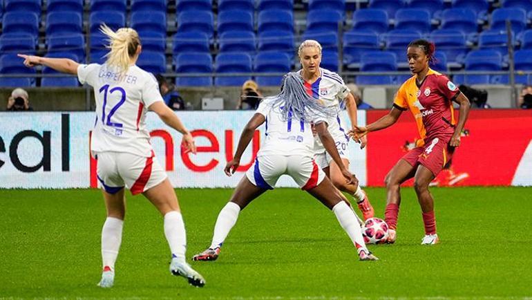 UEFA Kadınlar Şampiyonlar Ligi: (ÖZET) Lyon-Galatasaray maç sonucu: 3-0