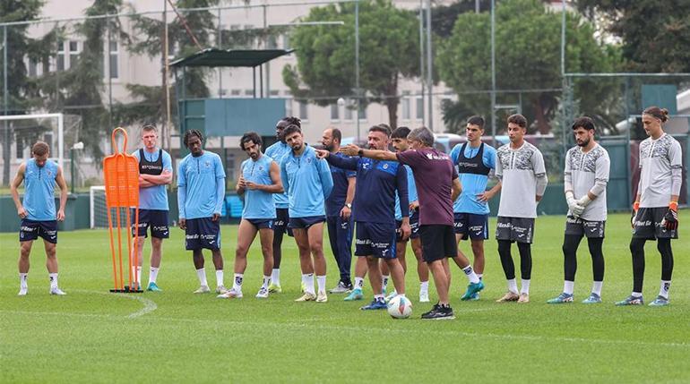 Trabzonsporda Şenol Güneş, yol haritasını belirledi Oyuncularıyla özel görüşme...