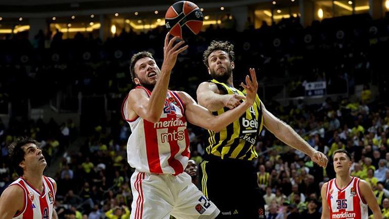 (ÖZET) Fenerbahçe Beko-Kızılyıldız maç sonucu: 57-76