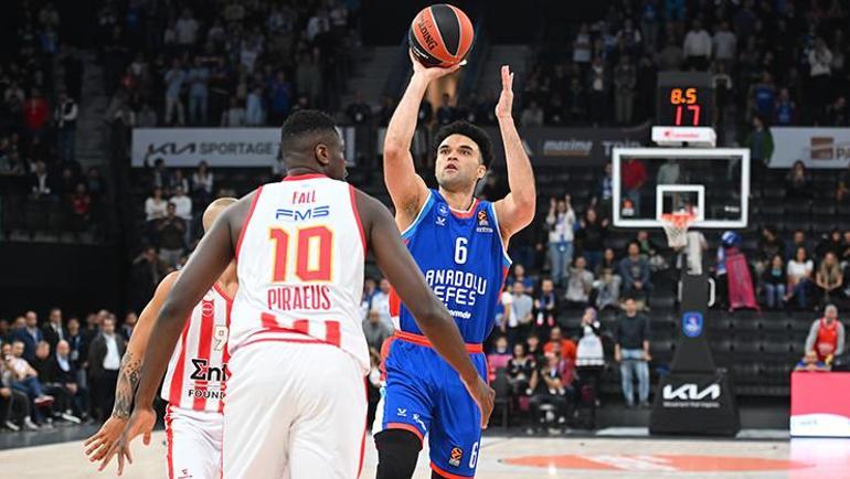 Shane Larkin şov galibiyeti getirdi (ÖZET) Anadolu Efes-Olympiakos maç sonucu: 91-89