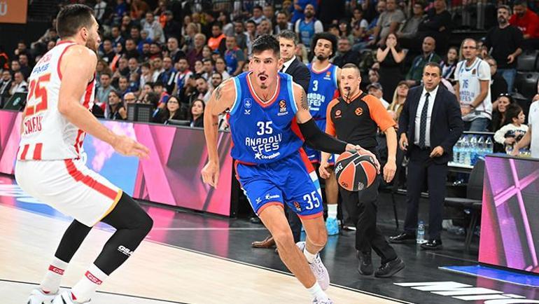 Shane Larkin şov galibiyeti getirdi (ÖZET) Anadolu Efes-Olympiakos maç sonucu: 91-89