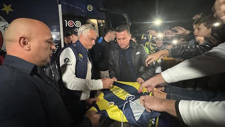 Fenerbahçeye Samsunda coşkulu karşılama