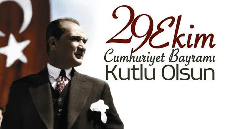 29 Ekim Cumhuriyet Bayramı mesajları (Türk Bayrağı ve Atatürk resimli) En güzel, anlamlı, uzun ve kısa, özel, yazılı, 29 Ekim kutlama sözleri 2024