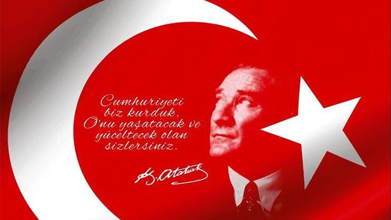 29 Ekim Cumhuriyet Bayramı mesajları (Türk Bayrağı ve Atatürk resimli) En güzel, anlamlı, uzun ve kısa, özel, yazılı, 29 Ekim kutlama sözleri 2024