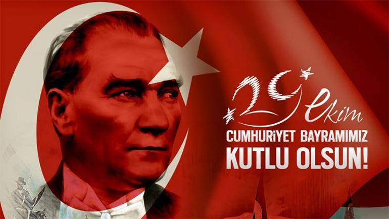 29 Ekim Cumhuriyet Bayramı mesajları (Türk Bayrağı ve Atatürk resimli) En güzel, anlamlı, uzun ve kısa, özel, yazılı, 29 Ekim kutlama sözleri 2024