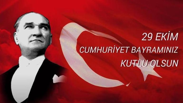 29 Ekim Cumhuriyet Bayramı mesajları (Türk Bayrağı ve Atatürk resimli) En güzel, anlamlı, uzun ve kısa, özel, yazılı, 29 Ekim kutlama sözleri 2024