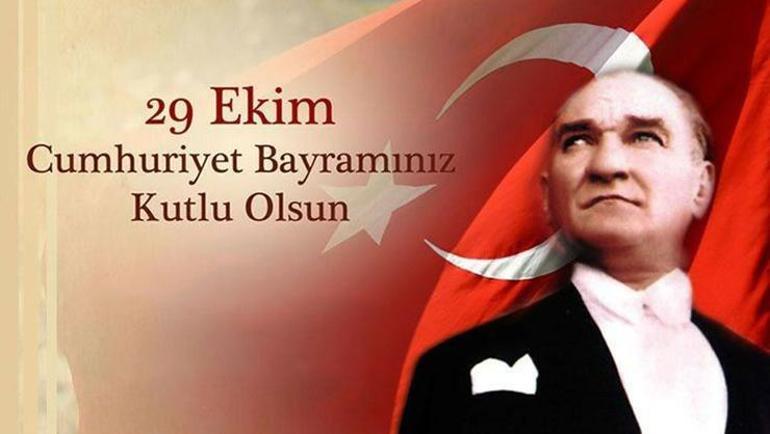 29 Ekim Cumhuriyet Bayramı mesajları (Türk Bayrağı ve Atatürk resimli) En güzel, anlamlı, uzun ve kısa, özel, yazılı, 29 Ekim kutlama sözleri 2024