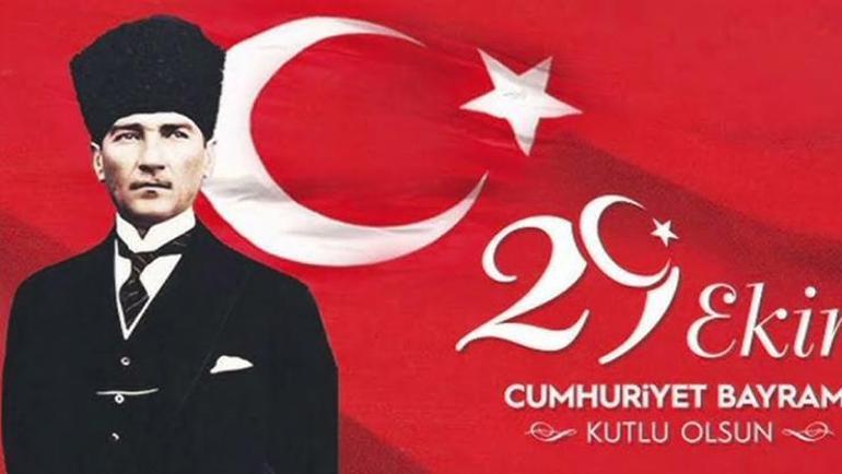 29 Ekim Cumhuriyet Bayramı mesajları (Türk Bayrağı ve Atatürk resimli) En güzel, anlamlı, uzun ve kısa, özel, yazılı, 29 Ekim kutlama sözleri 2024