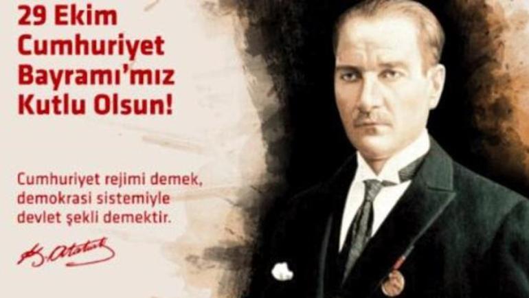 29 Ekim Cumhuriyet Bayramı mesajları (Türk Bayrağı ve Atatürk resimli) En güzel, anlamlı, uzun ve kısa, özel, yazılı, 29 Ekim kutlama sözleri 2024