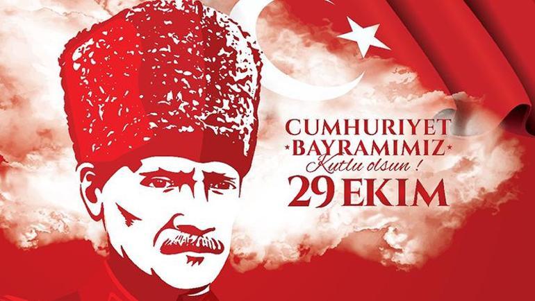 29 Ekim Cumhuriyet Bayramı mesajları (Türk Bayrağı ve Atatürk resimli) En güzel, anlamlı, uzun ve kısa, özel, yazılı, 29 Ekim kutlama sözleri 2024