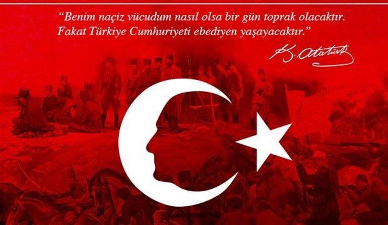 29 Ekim Cumhuriyet Bayramı mesajları (Türk Bayrağı ve Atatürk resimli) En güzel, anlamlı, uzun ve kısa, özel, yazılı, 29 Ekim kutlama sözleri 2024