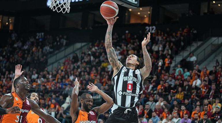 Galatasaray - Beşiktaş maç sonucu: 91-88 | Basketbolda derbi 11 sayıdan dönen Galatasarayın