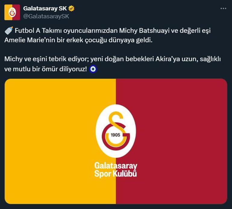 Galatasaraylı Michy Batshuayi ikinci kez baba oldu Dolandırıcılık haberleriyle gündeme gelmişti