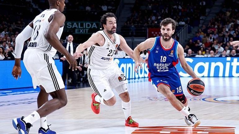 (ÖZET) Real Madrid-Anadolu Efes maç sonucu: 64-74