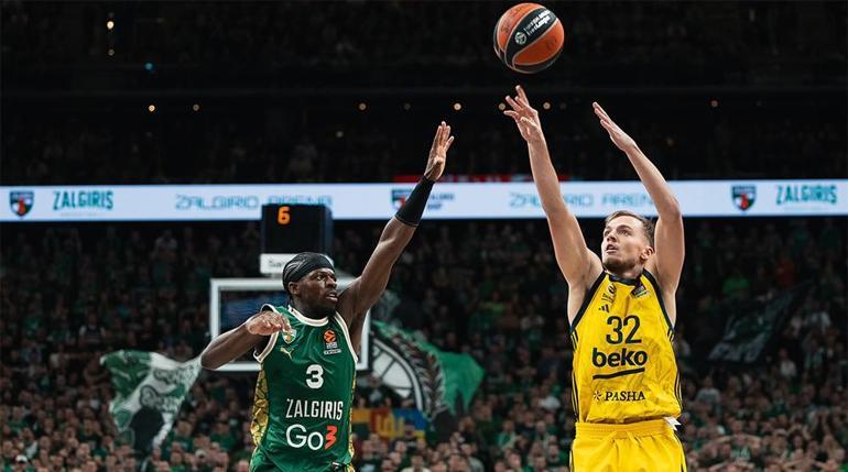 (ÖZET) Zalgiris Kaunas - Fenerbahçe Beko maç sonucu: 65-72 | Üst üste 5. galibiyet