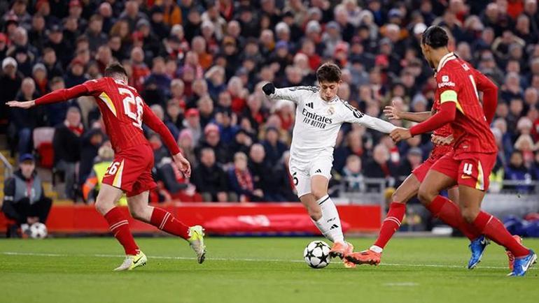 Arda Güler ile 57 dakika... Carlo Ancelottiyi yıkan tablo (ÖZET) Liverpool-Real Madrid maç sonucu: 2-0