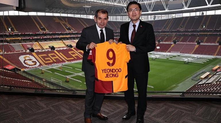 Galatasaray Başkanı Dursun Özbek, Güney Kore Ankara Büyükelçisini RAMS Parkta ağırladı