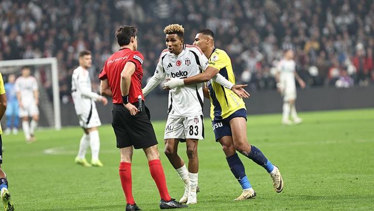 Beşiktaş-Fenerbahçe derbisinde Gedsona kırmızı kart