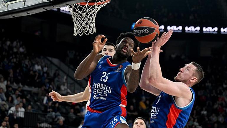 EuroLeaguede Anadolu Efesin ayak sesleri (ÖZET) Anadolu Efes-Kızılyıldız maç sonucu: 89-67