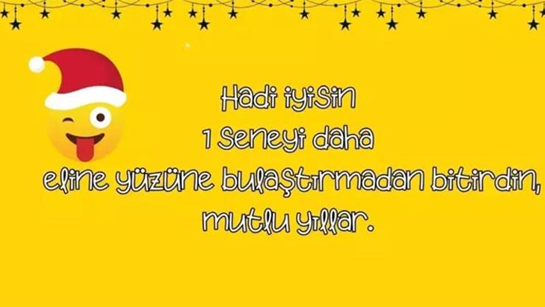 Komik yeni yıl mesajları 2025 - Arkadaşa, sevgiliye ve dosta etkileyici güldüren en komik yılbaşı tebrik & iyi dilek sözleri