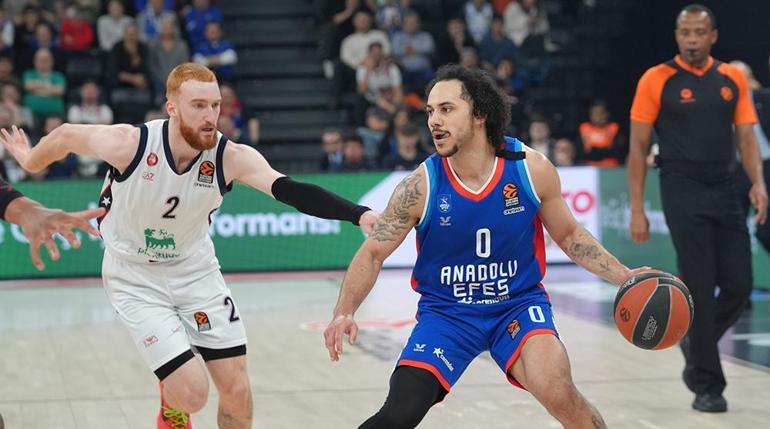 (ÖZET) Anadolu Efes - Olimpia Milano maç sonucu: 110-66 | 5 maçlık seriye son