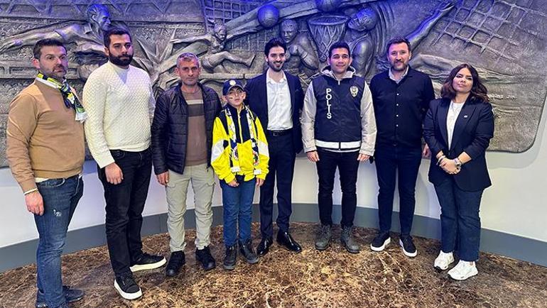 Görme engelli Abdullahın Fenerbahçe hayali gerçek oldu