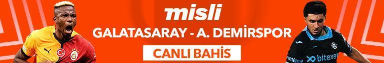 Galatasaray, Adana Demirspor karşısında Şampiyon Oran farkı Mislide...