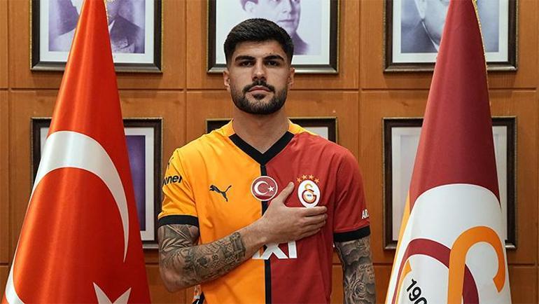 Galatasarayın yeni transferi Eren Elmalı formayı giydi Mutlu olduğum yerdeyim