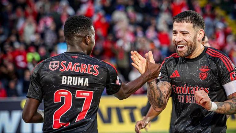 Bruma attı, Benfica kazandı | Bruno Lage rotasyona gitti: Kerem Aktürkoğlu ve Orkun Kökçü...