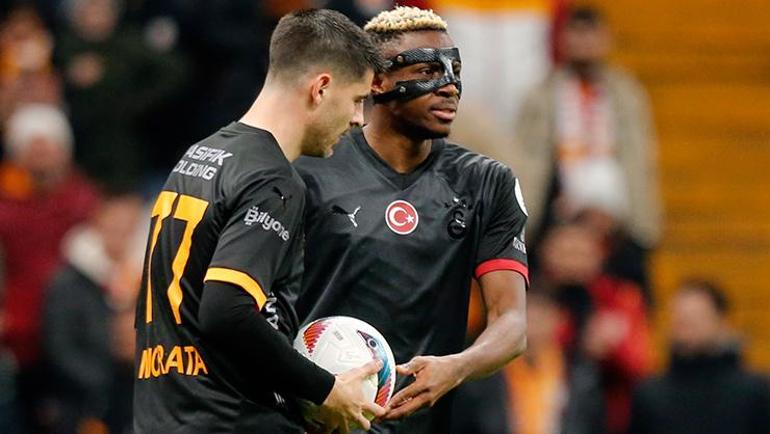 Galatasarayda korkulan olmadı Osimhen ve Moratadan müjdeli haber...