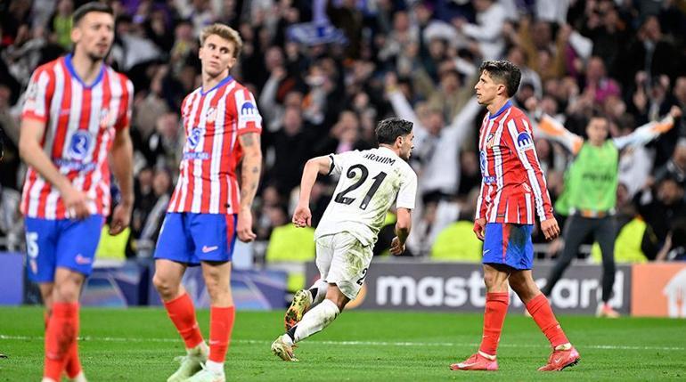 (ÖZET) Real Madrid - Atletico Madrid maç sonucu: 2-1 | Derbide muhteşem goller Arda Güler, şans bulamadı