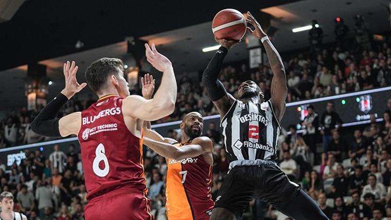 DERBİ BEŞİKTAŞIN Beşiktaş Fibabanka - Galatasaray maç sonucu: 92-77